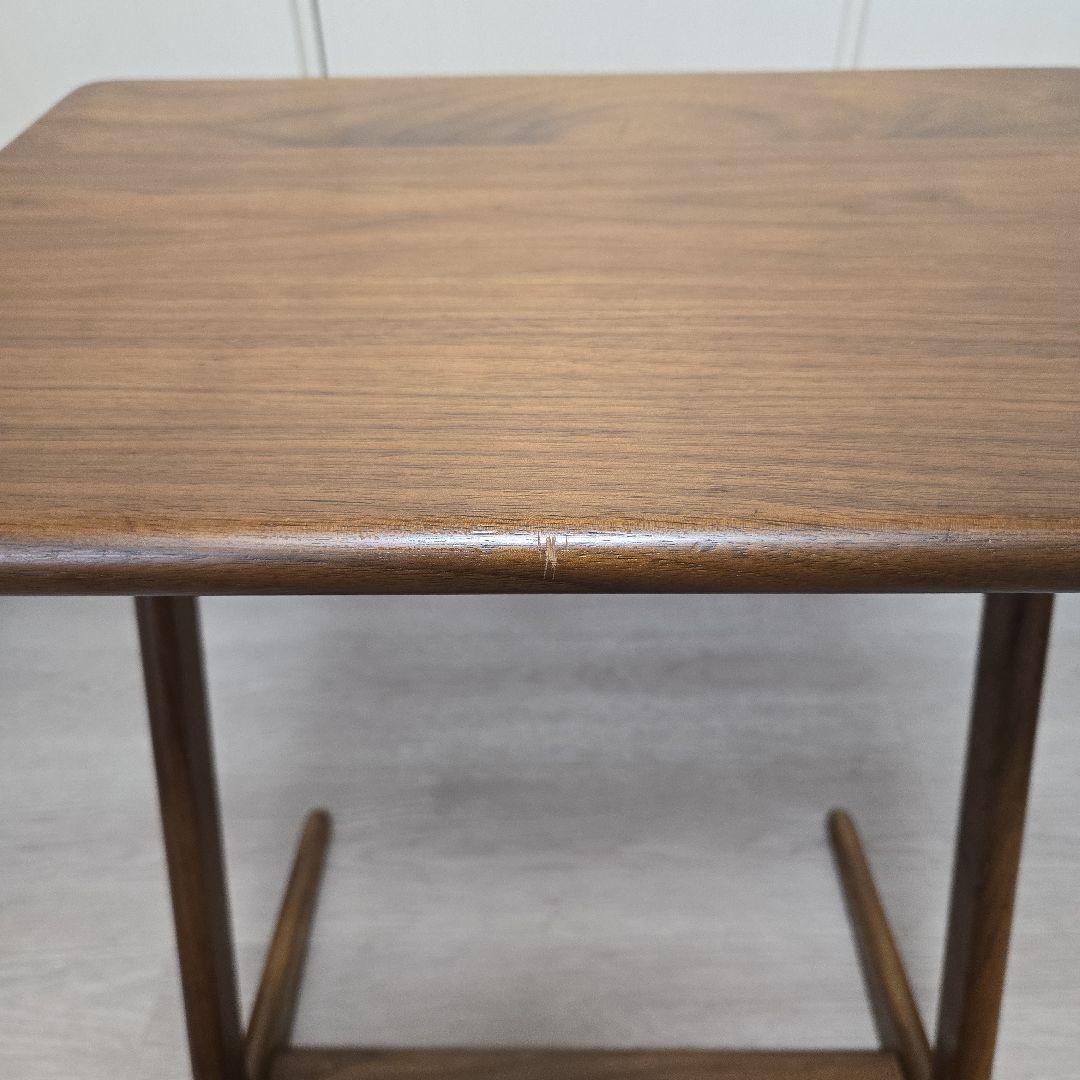 の*り様 飛騨家具 イバタインテリア STサイドテーブル 45 ウォールナット