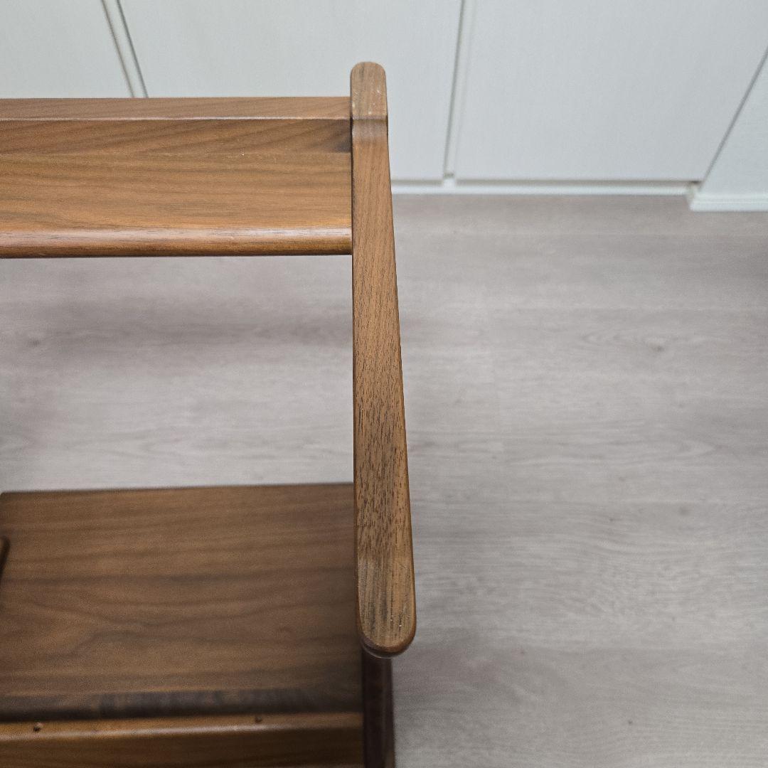 の*り様 飛騨家具 イバタインテリア STサイドテーブル 45 ウォールナット