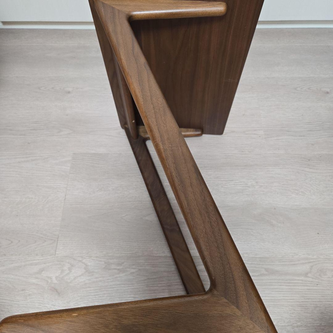 の*り様 飛騨家具 イバタインテリア STサイドテーブル 45 ウォールナット