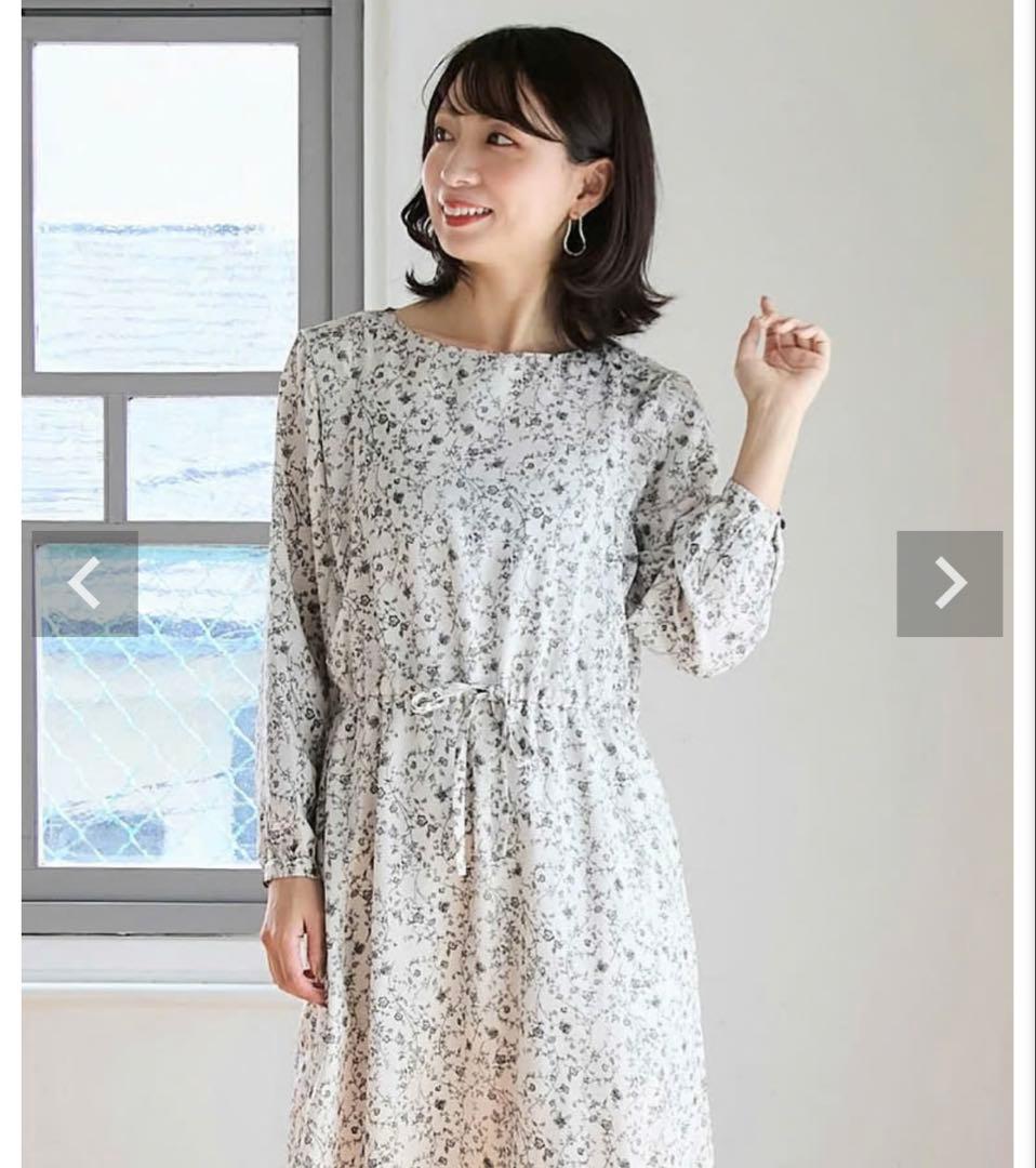 美品★モーハウス　日本製　授乳用ワンピース