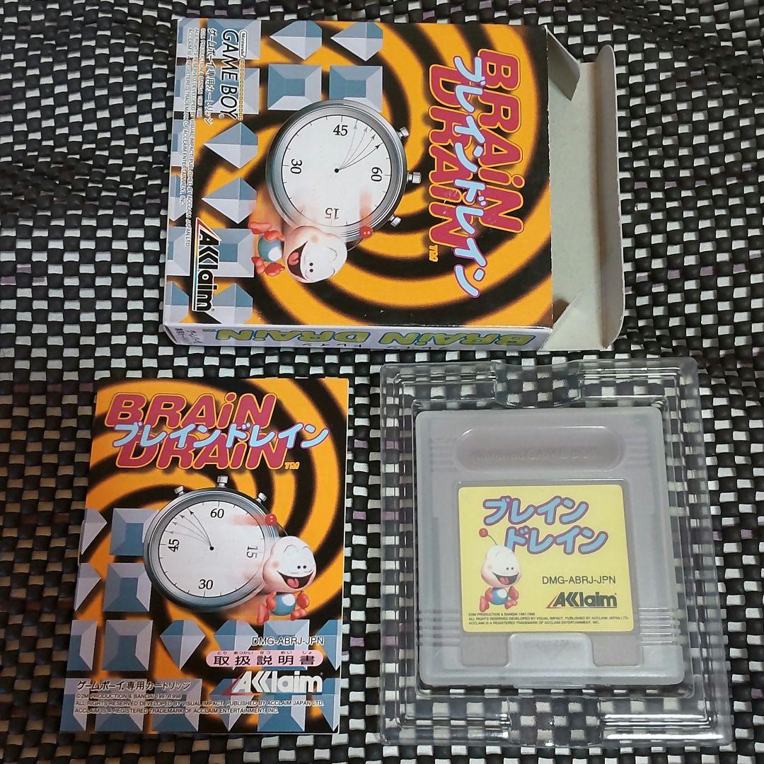 激レアソフト ゲームボーイ ブレインドレインBRAINTRAIN GAMEBOY