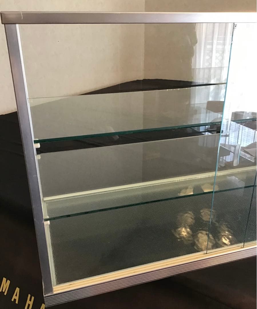 ガラスケース　ガラス棚　ディスプレイ棚　ディスプレイケース　飾り棚　昭和レトロ