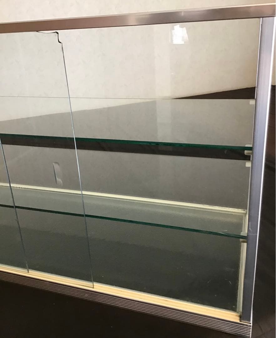 ガラスケース　ガラス棚　ディスプレイ棚　ディスプレイケース　飾り棚　昭和レトロ