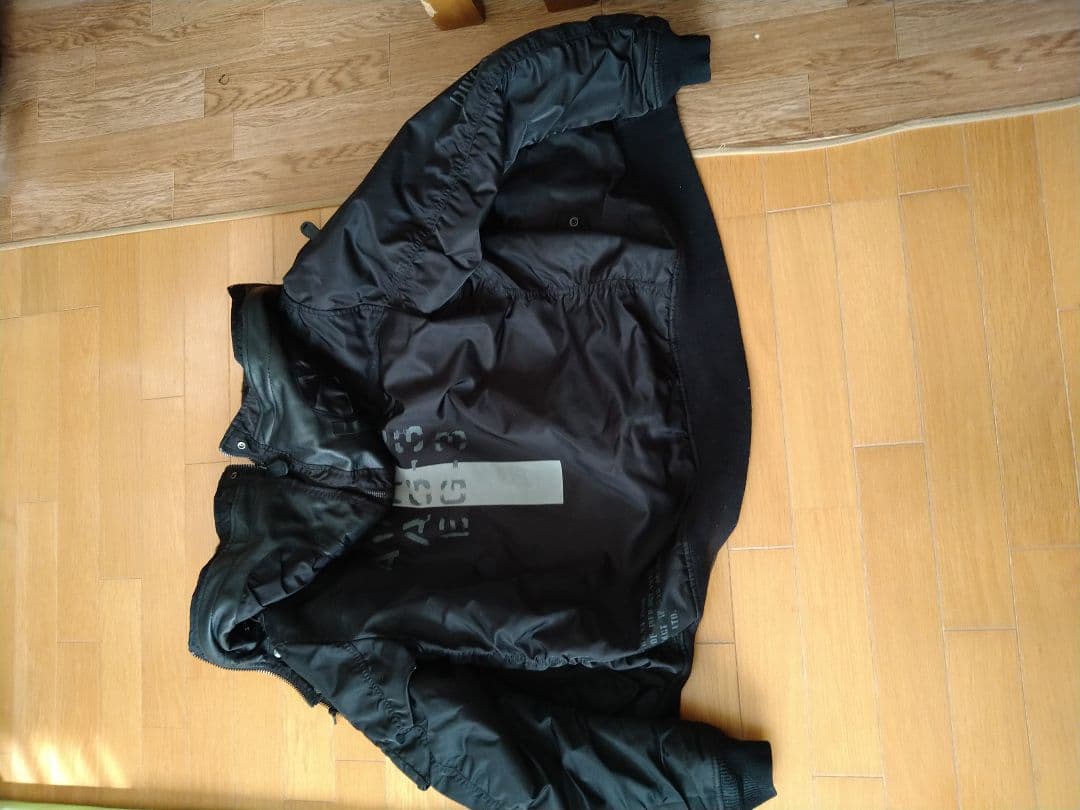 アヴィレックス　ma-1ジャケット　ブラック