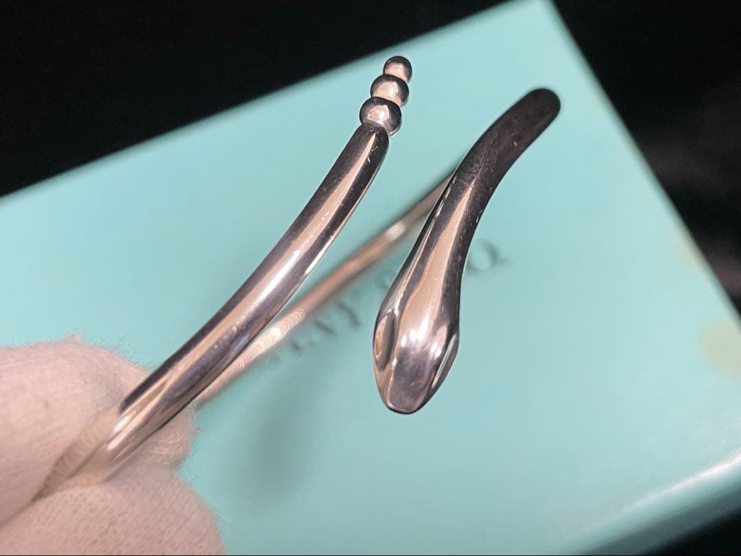 ティファニー　スネークバングル　蛇ブレスレット