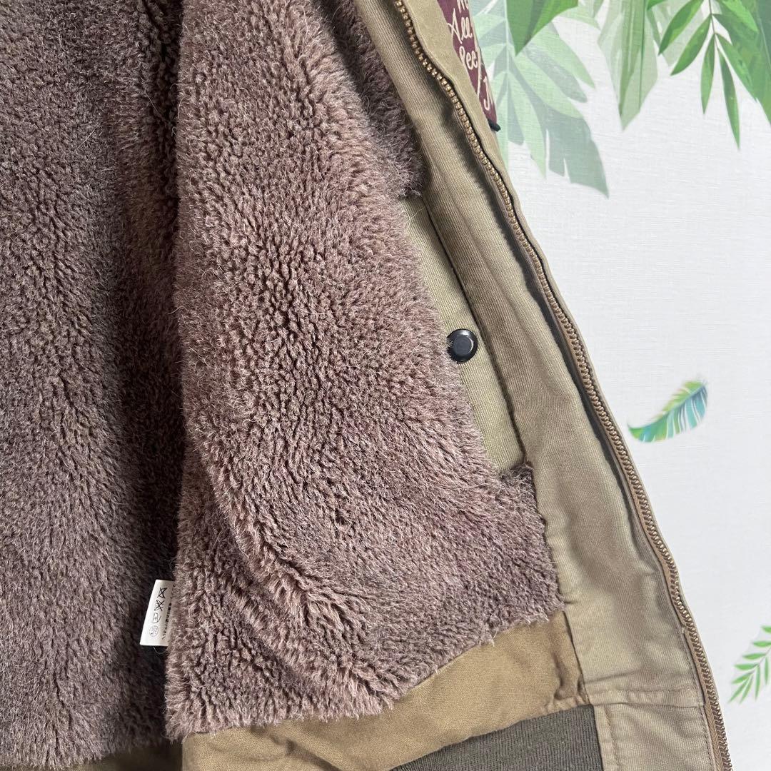 RADIALL フライトジャケット 襟ボア ブルゾン ミリタリー ワーク 裏起毛