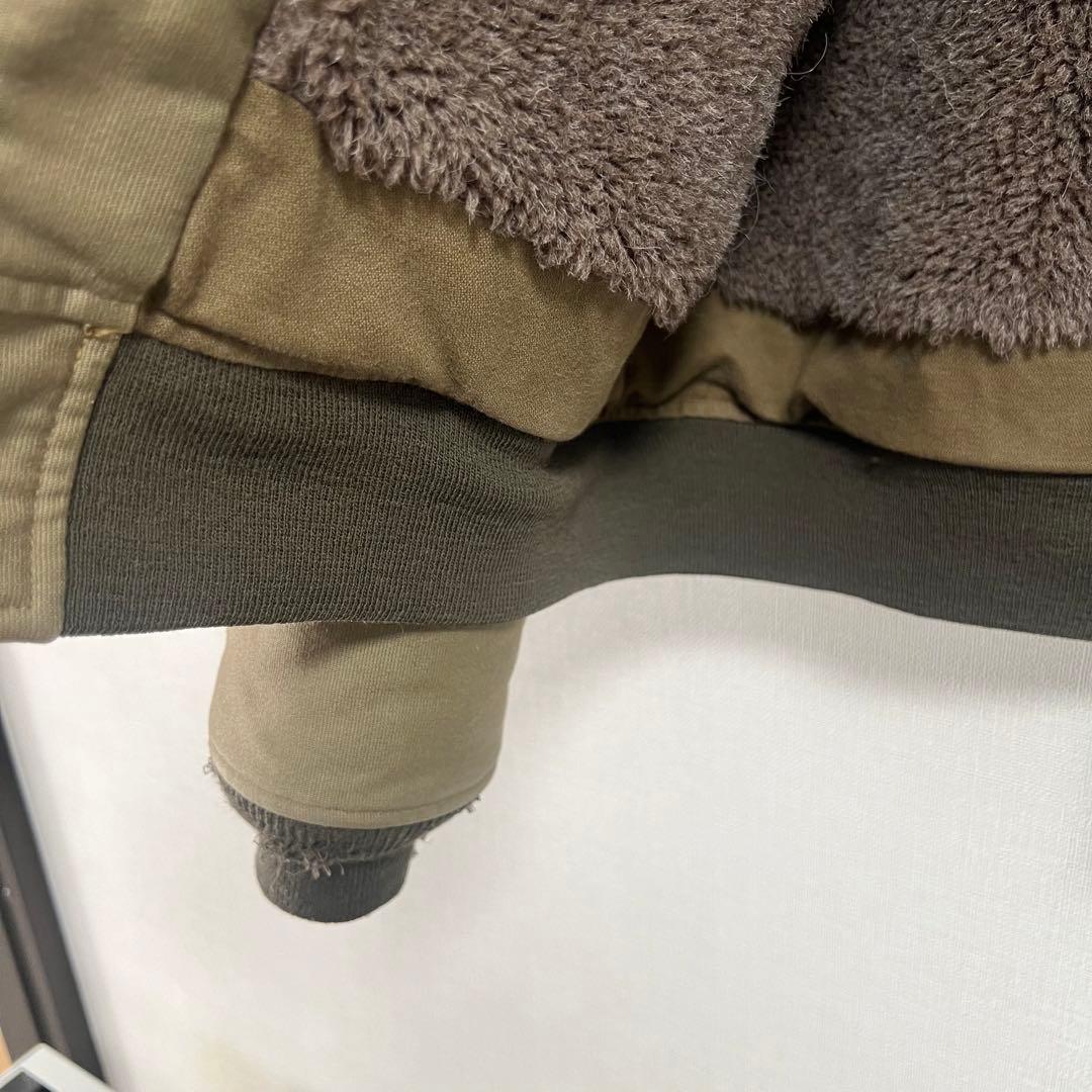 RADIALL フライトジャケット 襟ボア ブルゾン ミリタリー ワーク 裏起毛