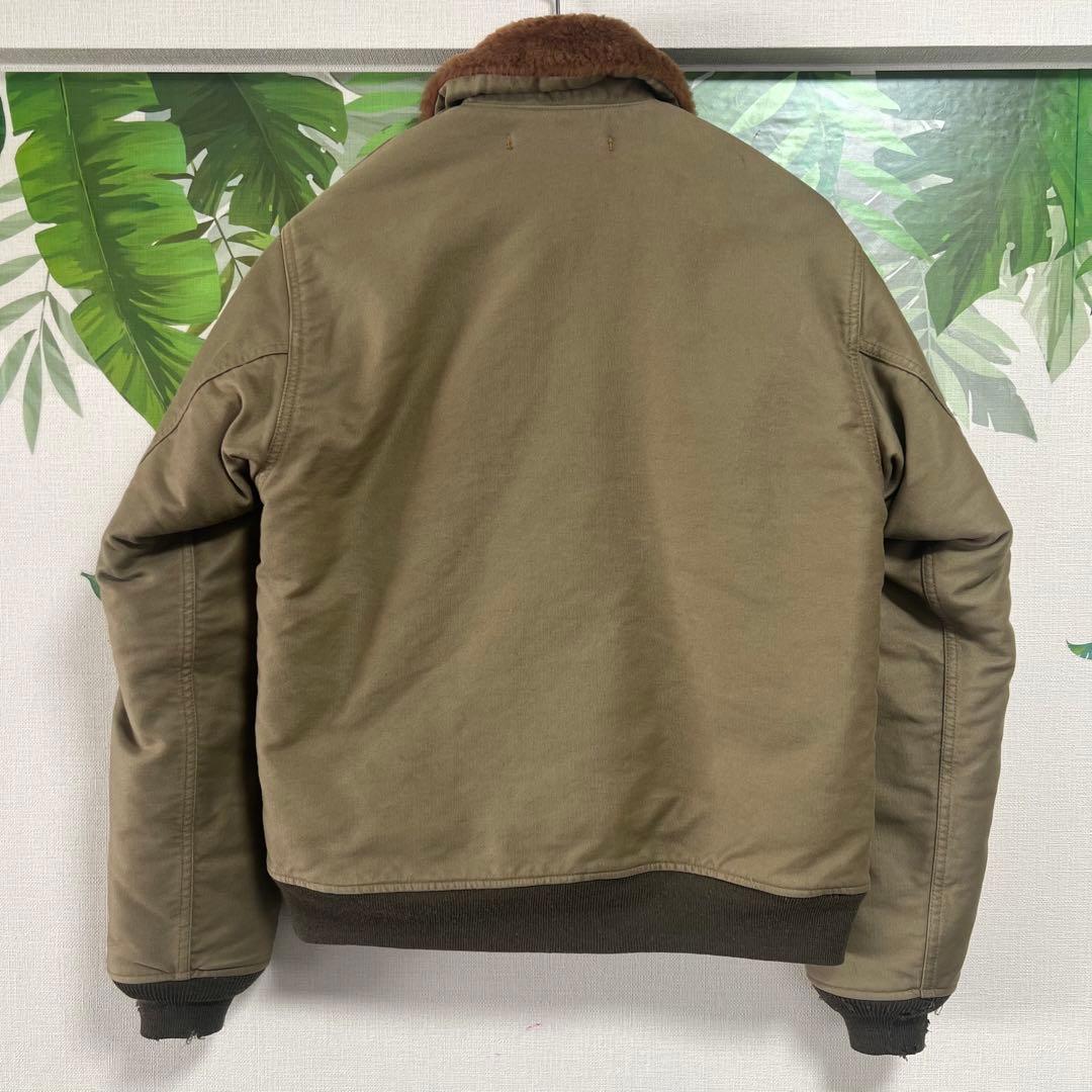 RADIALL フライトジャケット 襟ボア ブルゾン ミリタリー ワーク 裏起毛