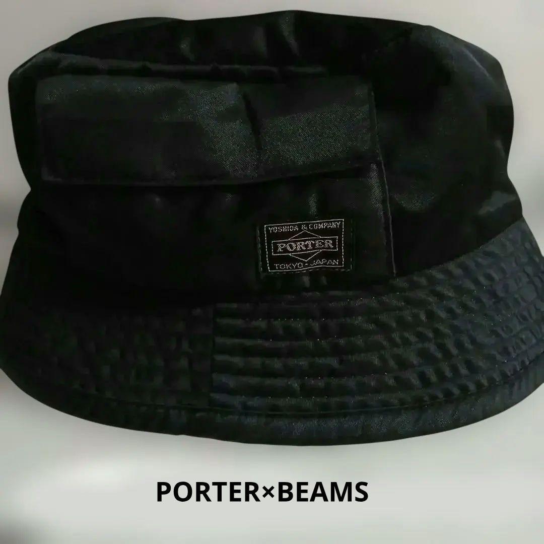 PORTER×BEAMS　ポーター　 ブラック　 バケットハット