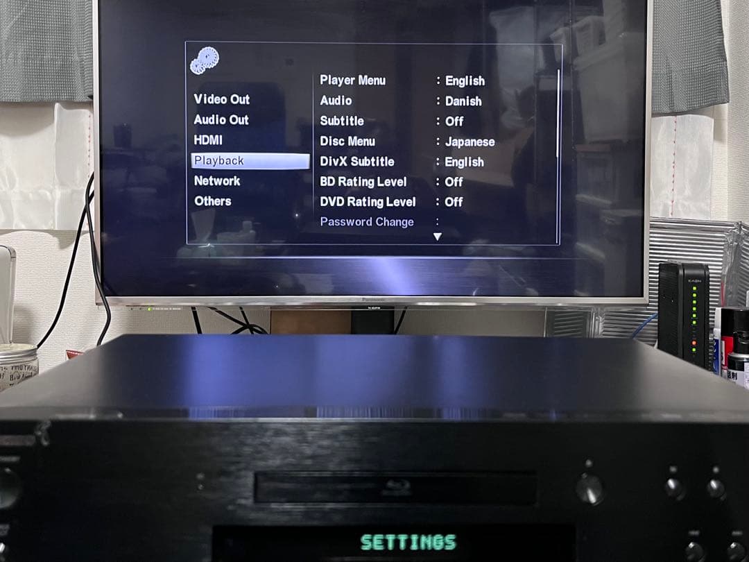 レア　リモコン付　オンキョー　ブルーレイプレイヤー　BD-SP809