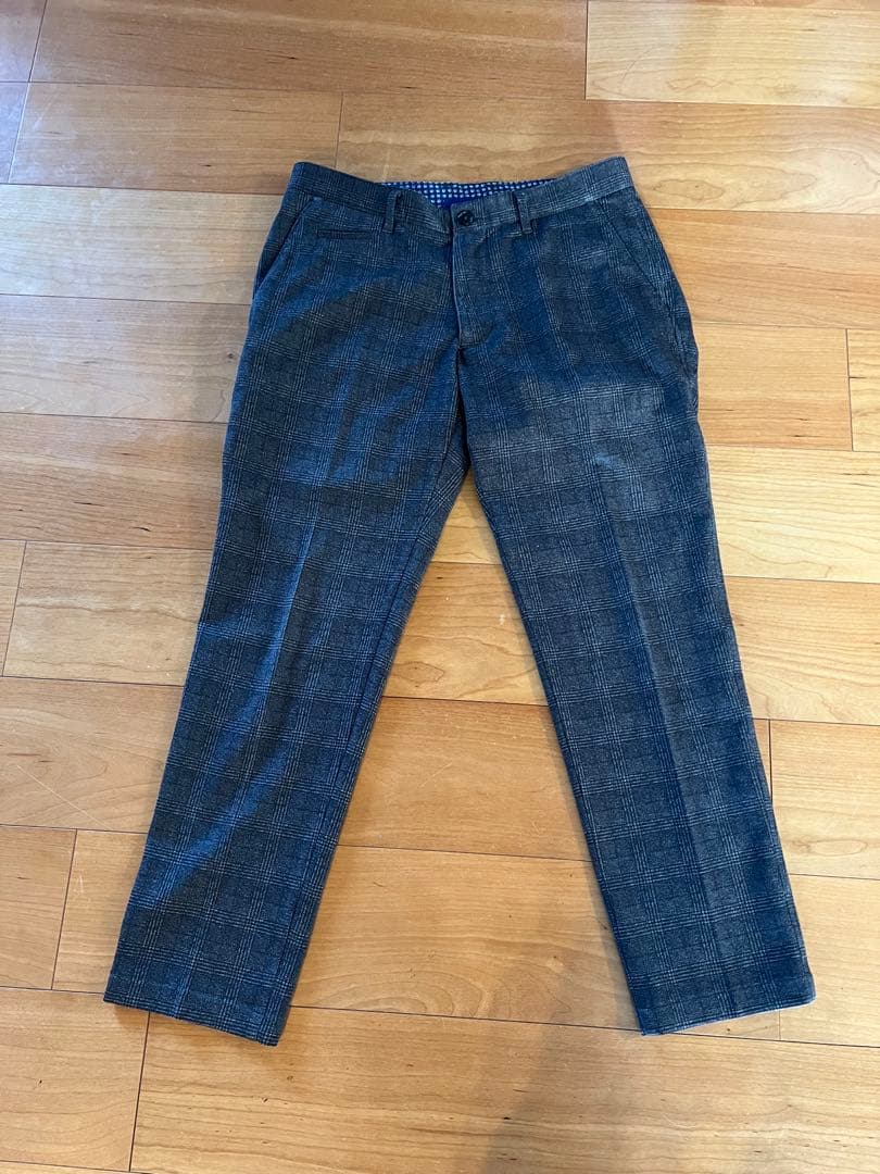 J、ジーステージのグレー系 チェック柄 スーツ セット