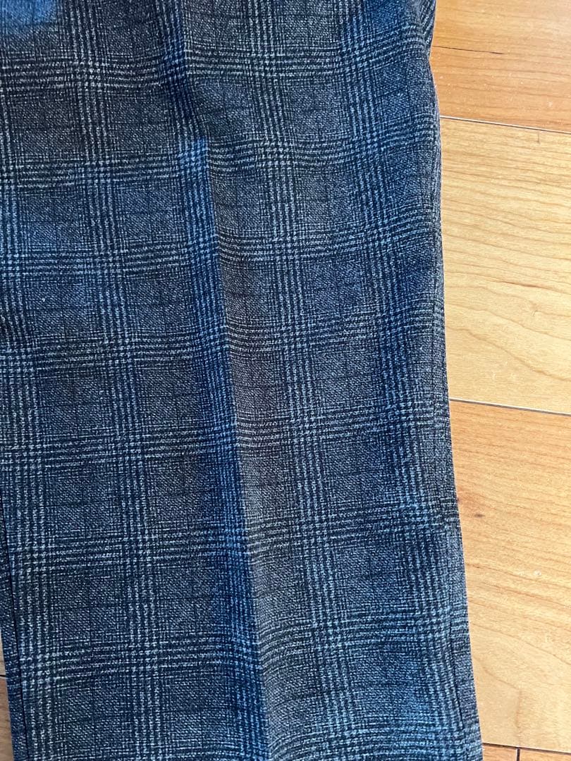 J、ジーステージのグレー系 チェック柄 スーツ セット