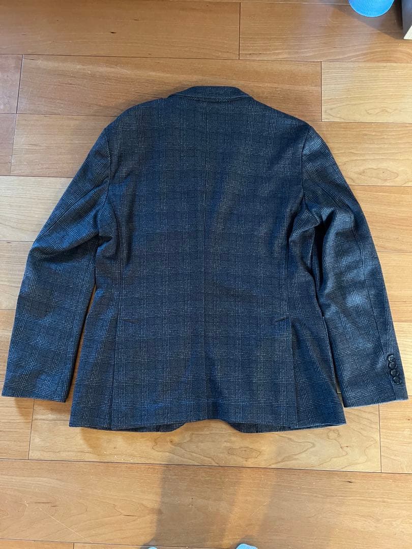 J、ジーステージのグレー系 チェック柄 スーツ セット