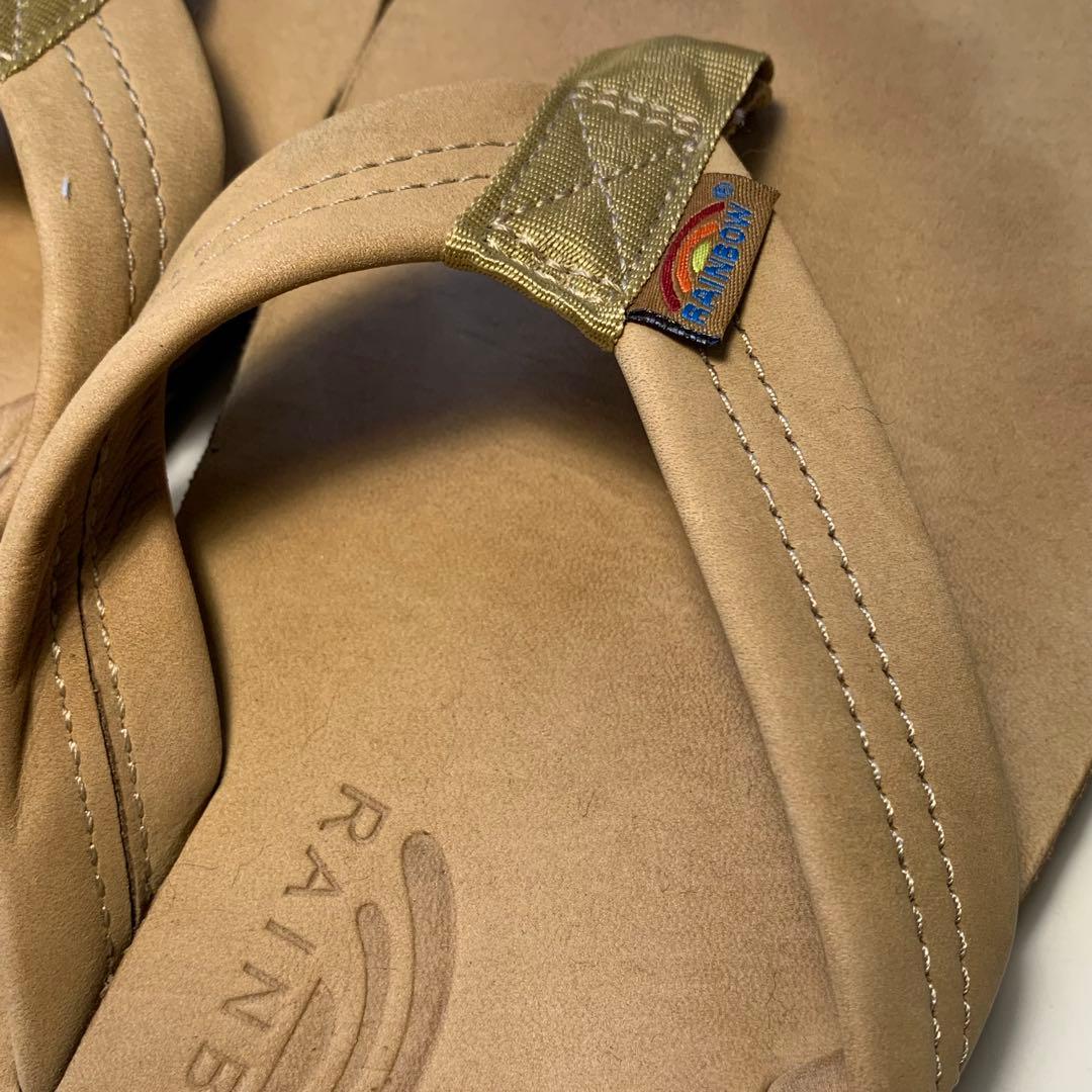 【美品】　rainbow sandals レインボーサンダル　茶色