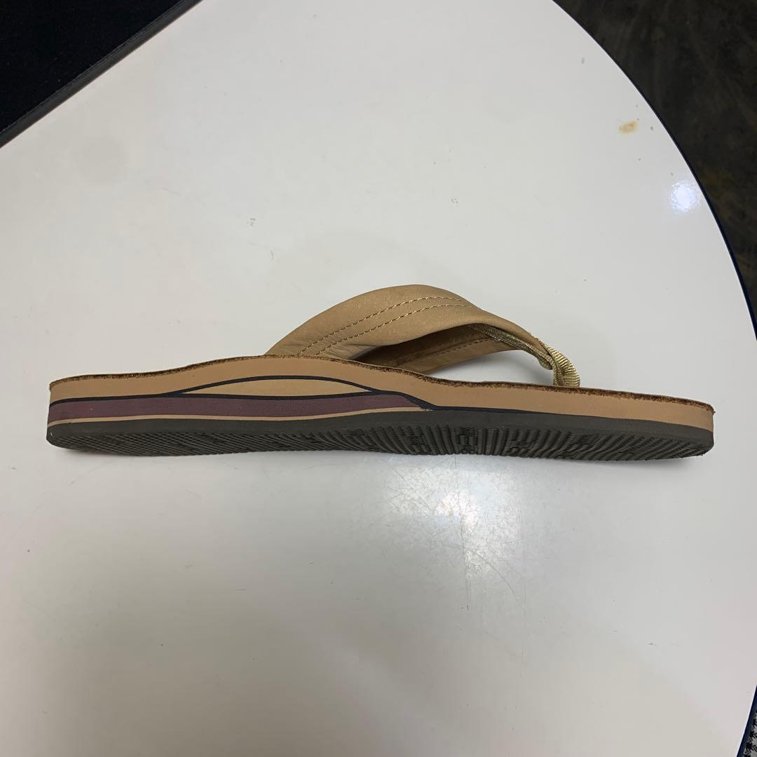 【美品】　rainbow sandals レインボーサンダル　茶色