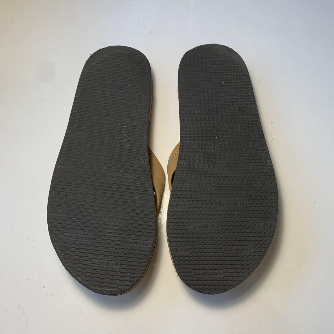 【美品】　rainbow sandals レインボーサンダル　茶色