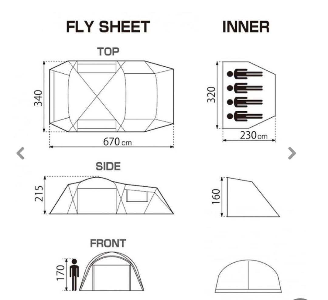 アルペンアウトドアーズ 　AOD3 2ルームテント