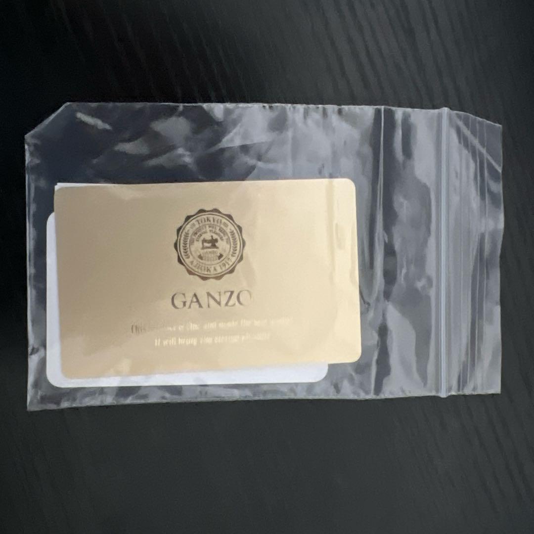 【未使用品】ganzo 黒レザークラッチバック