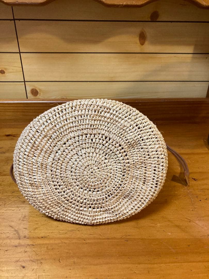 ニコ♡イビサ　ラファイアかごバッグ