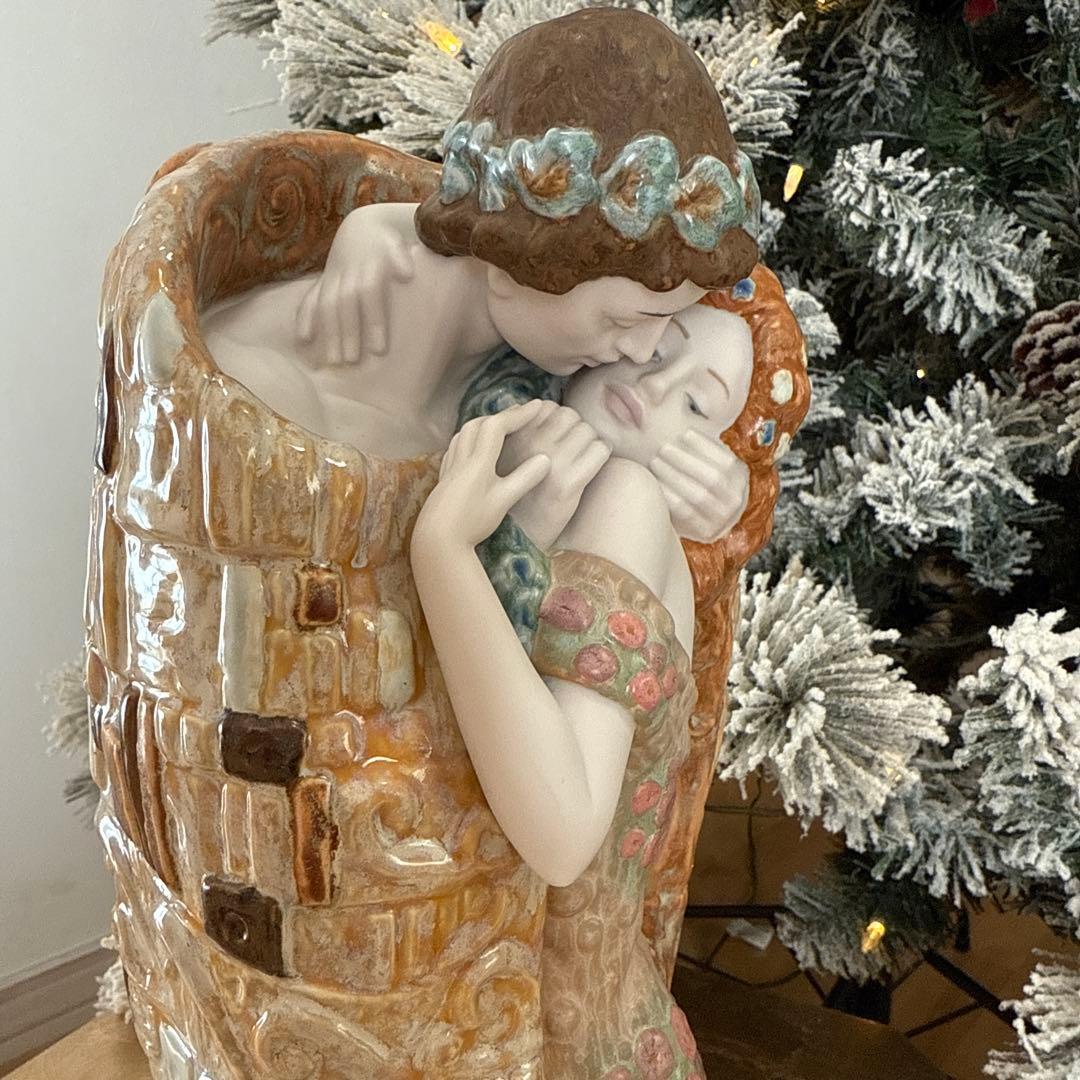 最終価格✨レア度Max Lladro リヤドロ　クリムトの接吻　廃盤品