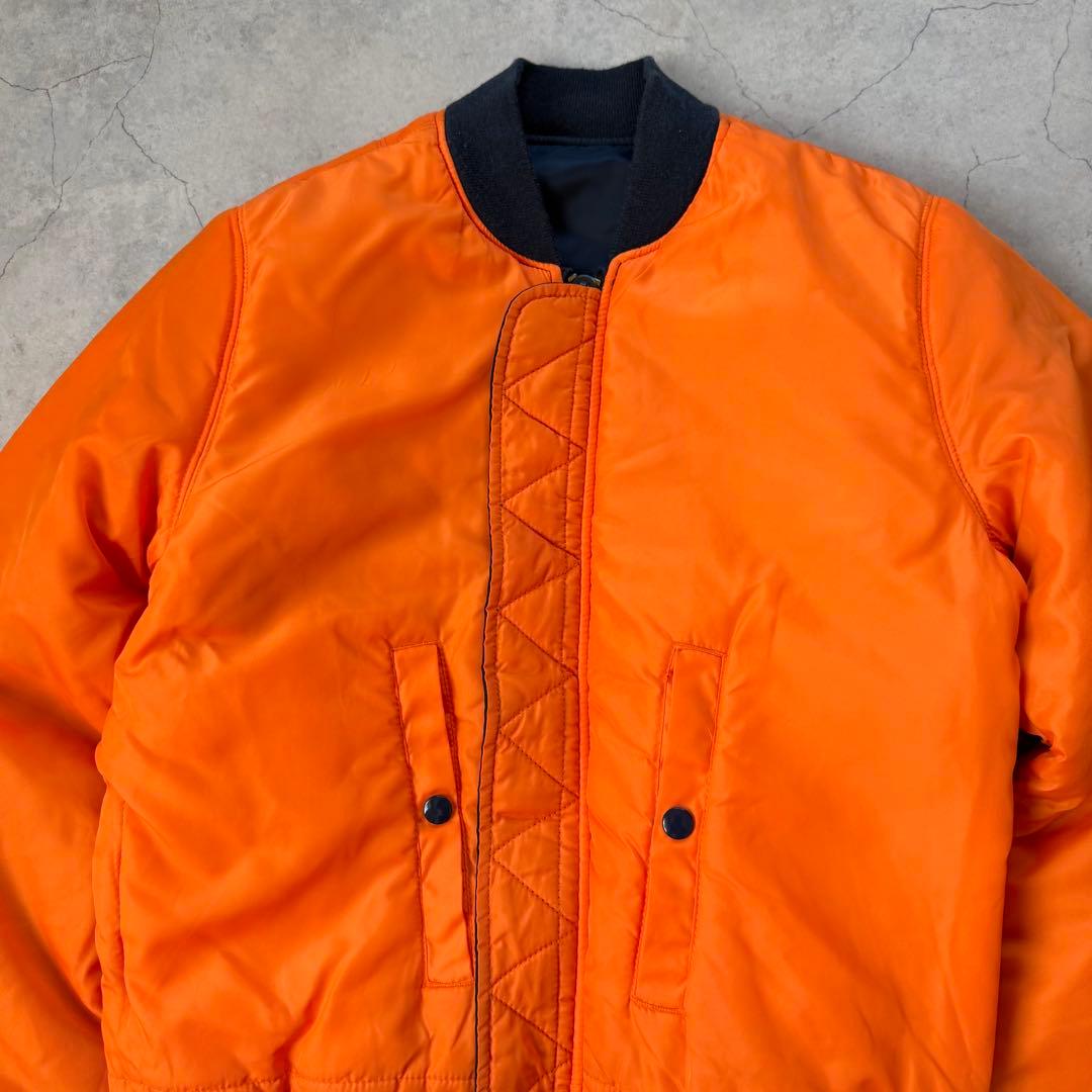 ALPHA アルファ リバーシブル MA-1 短丈 ダークネイビー