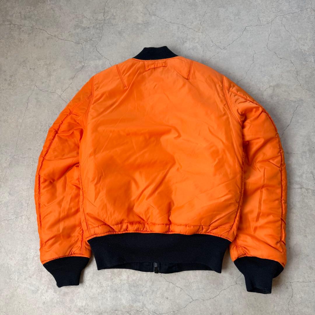 ALPHA アルファ リバーシブル MA-1 短丈 ダークネイビー