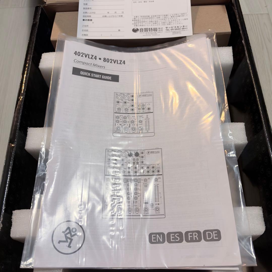 necoc MACKIE 802VLZ4 アナログミキサー 箱付き