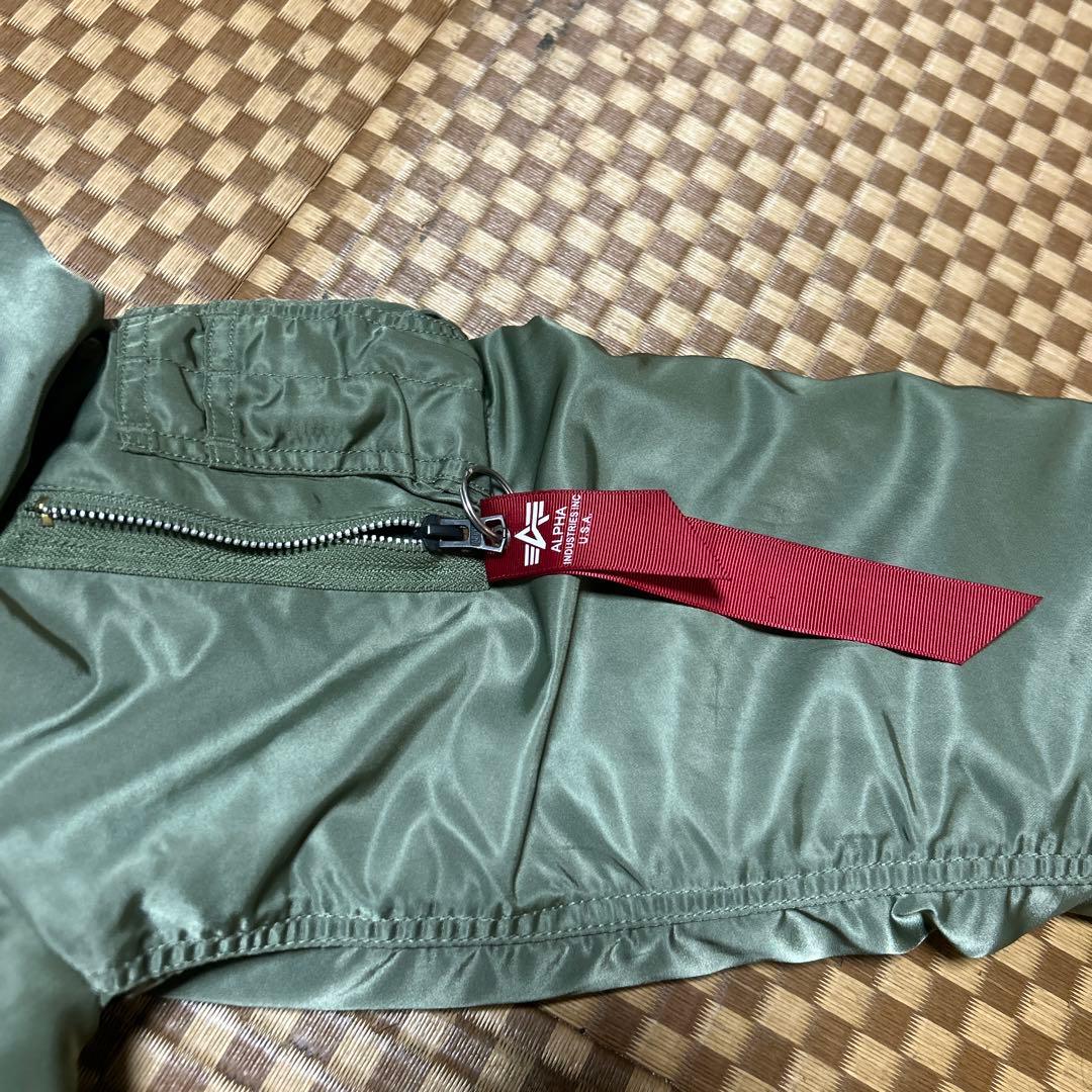 ALPHA MA-1スタイル オリーブグリーンジャケット
