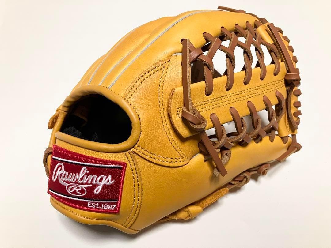 ローリングス 　タン　Rawlings　軟式野球用グラブ　 成人学生用
