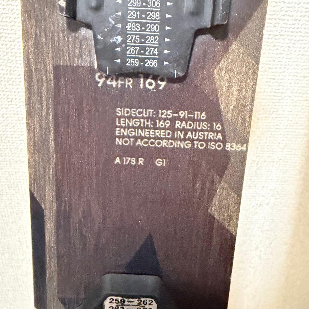 Fischer Ranger 94 FR スキー 板 169cm