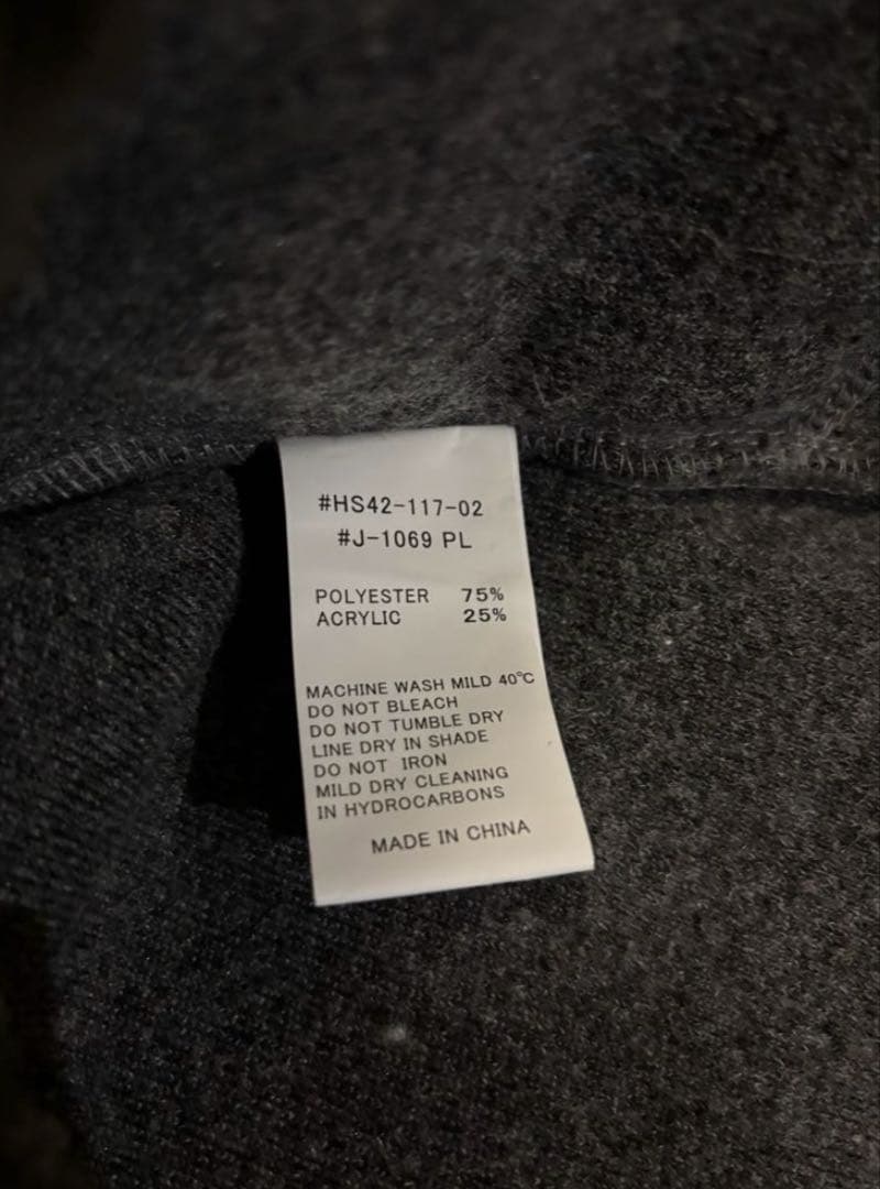 Gymphlex/ジムフレックス /ボアベスト16（L）ダークヘザーグレー