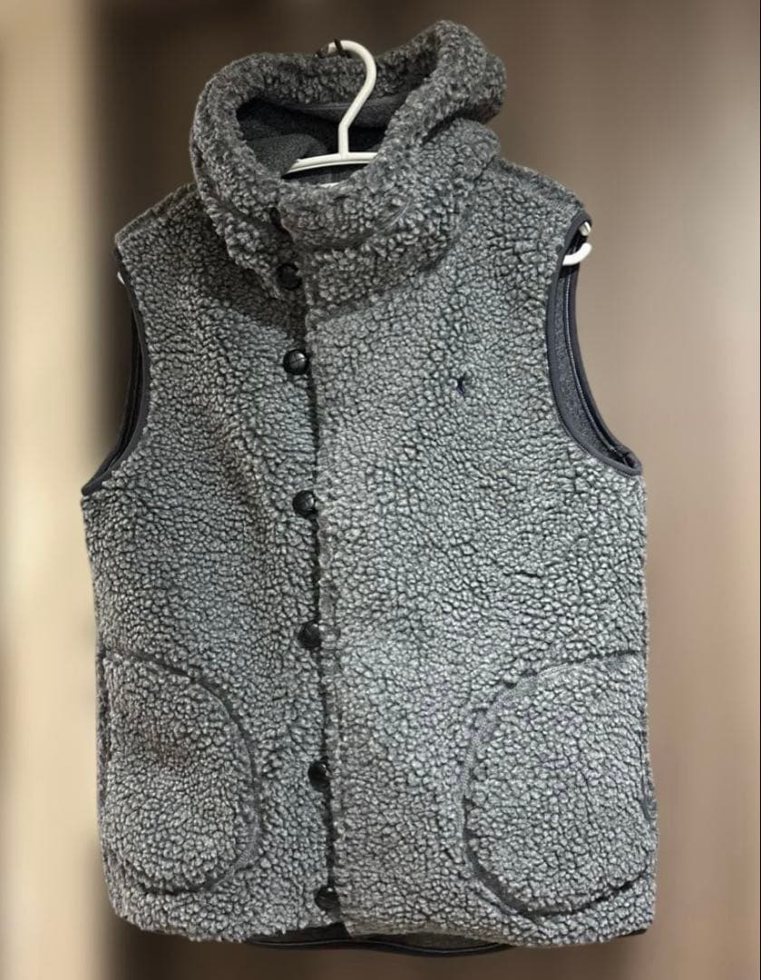 Gymphlex/ジムフレックス /ボアベスト16（L）ダークヘザーグレー