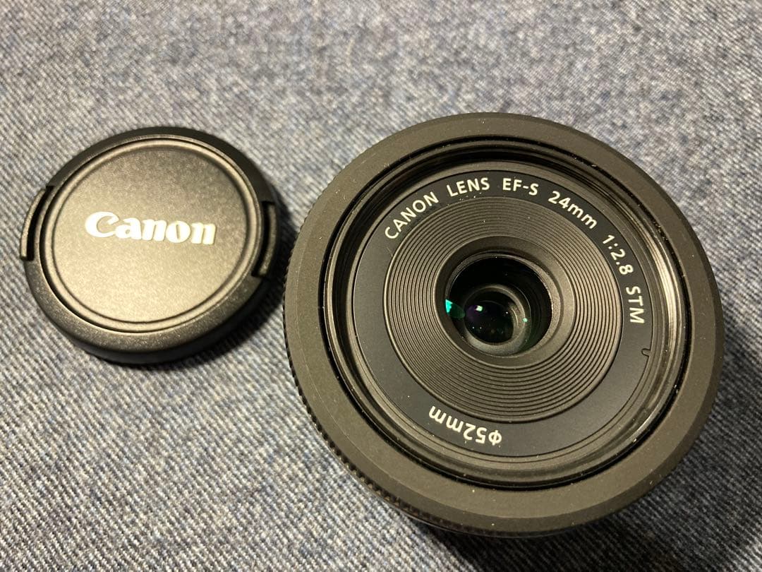 箱説付 美品◆キャノン EFS 24mm f2.8 STM◆CANON EF-S
