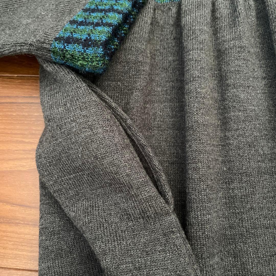 ファミリア　ニットワンピース　130