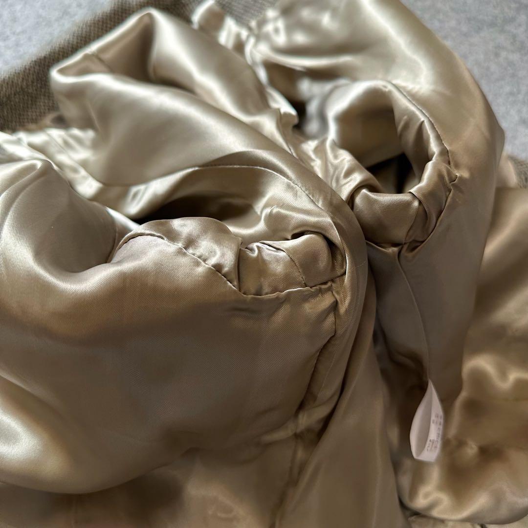 ラルフローレン【“メランジ”ツイード／チンストラップ】2wayステンカラーコート