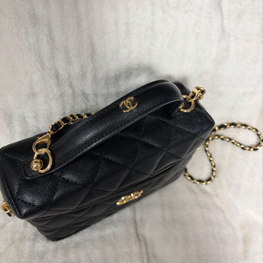 【非売品】CHANEL シャネル ノベルティ ブラックレザーショルダーバッグ