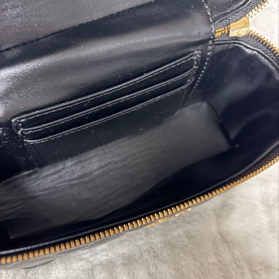 【非売品】CHANEL シャネル ノベルティ ブラックレザーショルダーバッグ