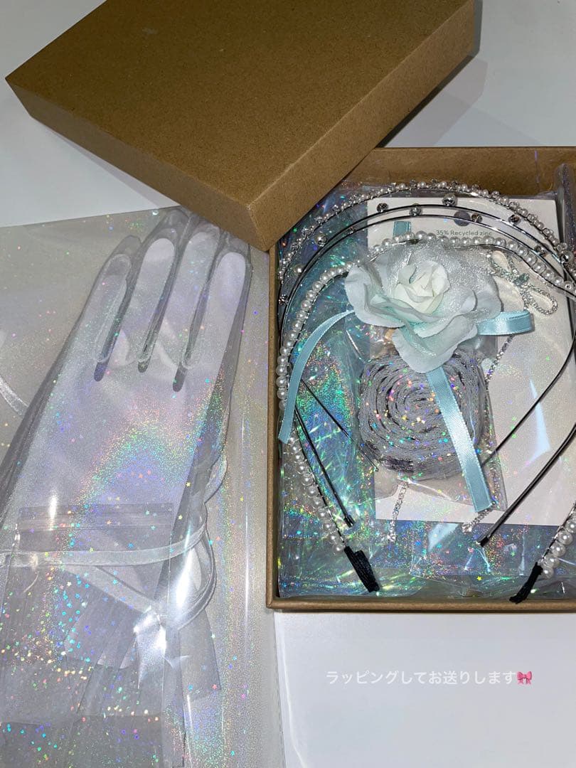 【soa】ウェディングドレス　バックリボン　サテン　花嫁アクセサリー