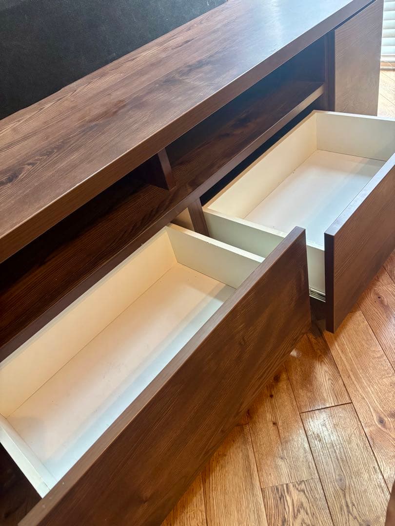 【美品】北欧風テレビ台 160サイズ タップ収納 日本製　大容量収納