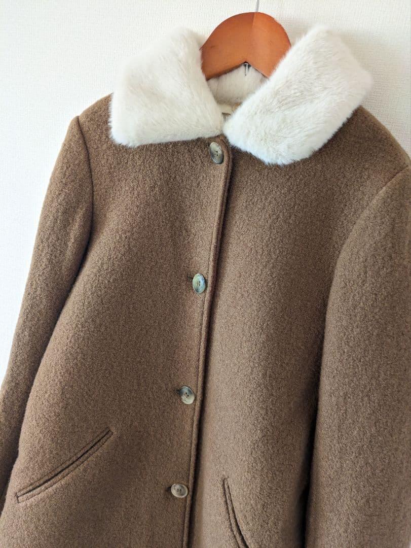 ボンポワン　ウールコート　14