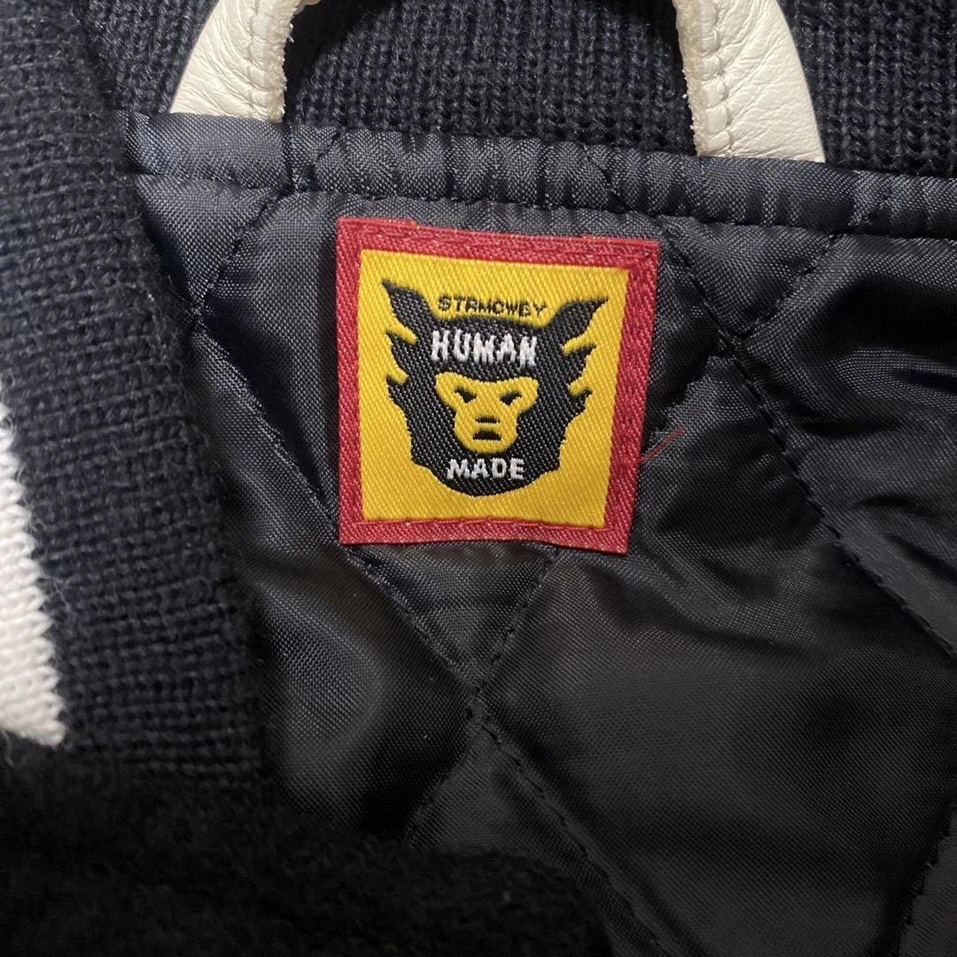 HUMAN MADE スタジャン ブラック/ホワイト
