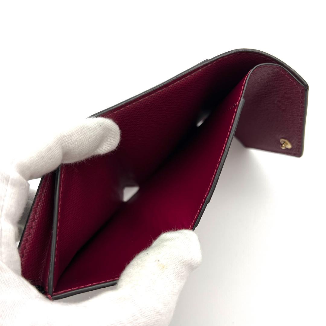 【超極美品】ルイヴィトン モノグラム ポルトフォイユ ゾエ フューシャ A731