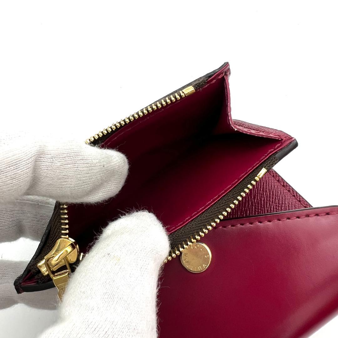 【超極美品】ルイヴィトン モノグラム ポルトフォイユ ゾエ フューシャ A731