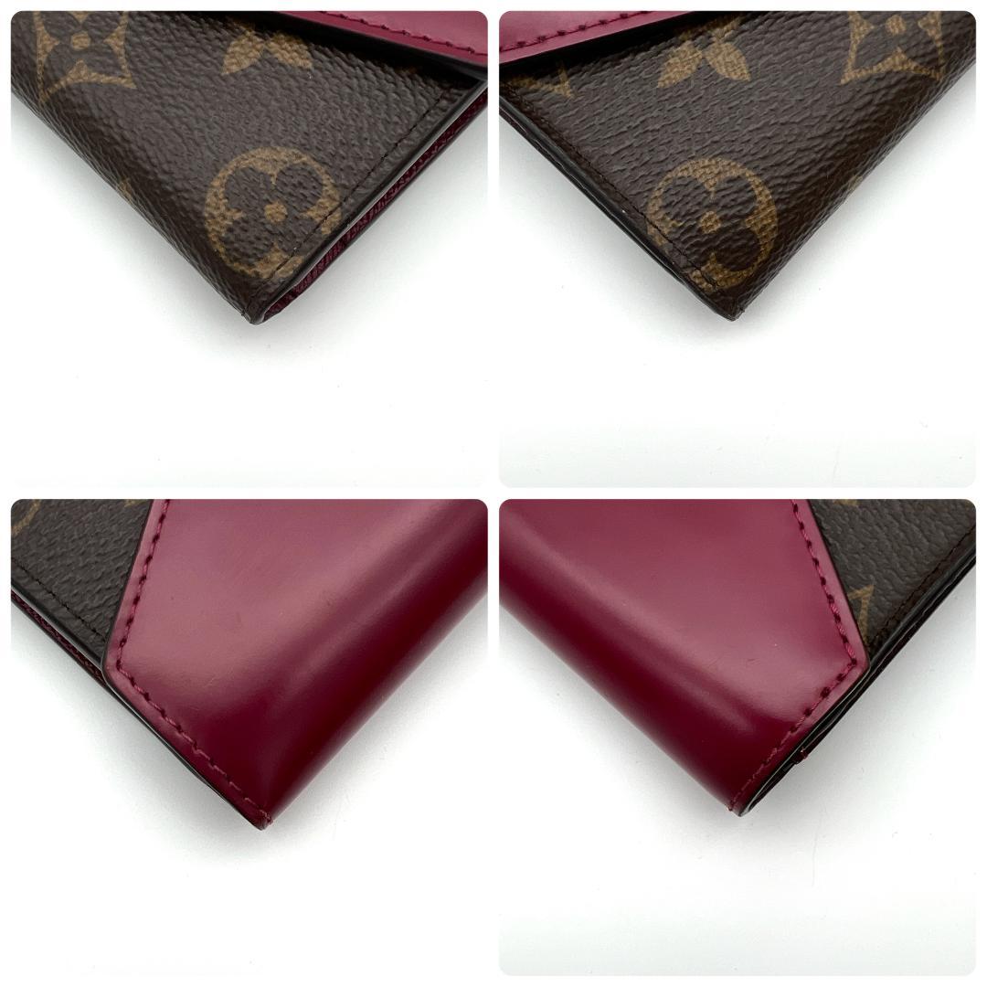 【超極美品】ルイヴィトン モノグラム ポルトフォイユ ゾエ フューシャ A731
