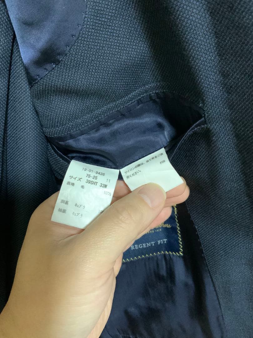 brooksbrothers シングルブレストスーツ　リージェント