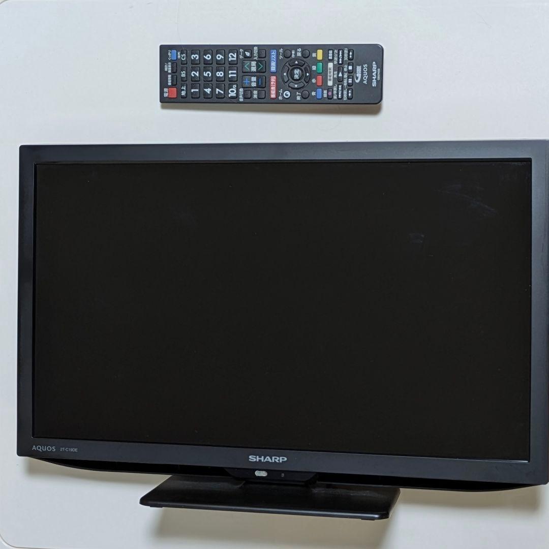 液晶テレビ　19インチ　2023年製　AQUOS　SHARP　2T-C19DE