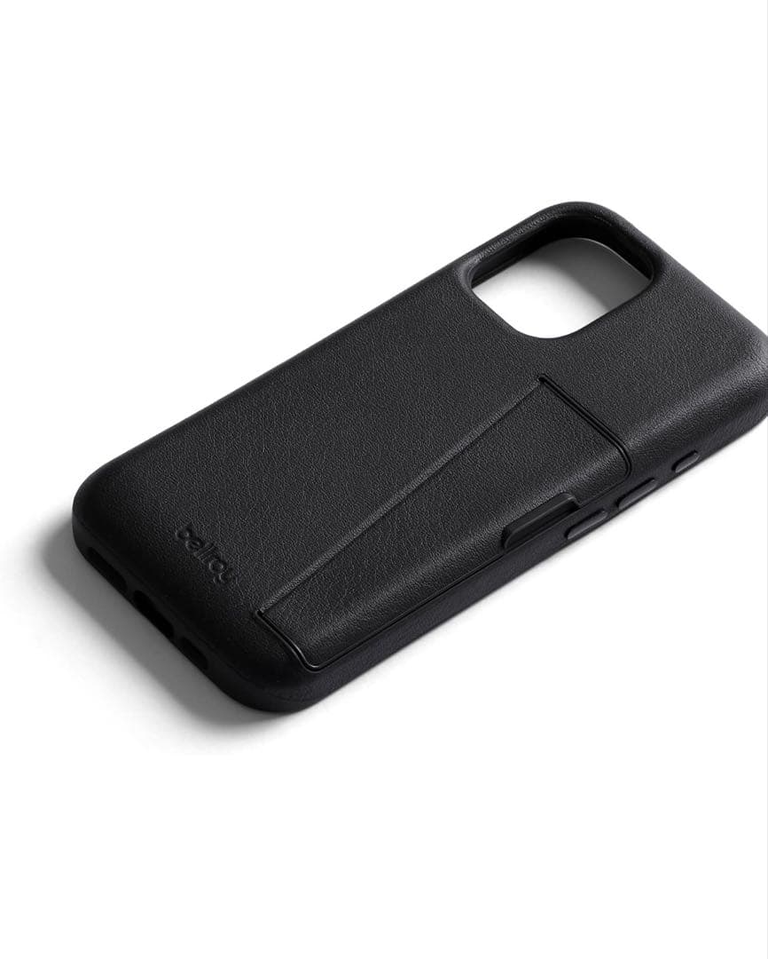 Bellroy ブラック iPhone16 ケース カード収納付き