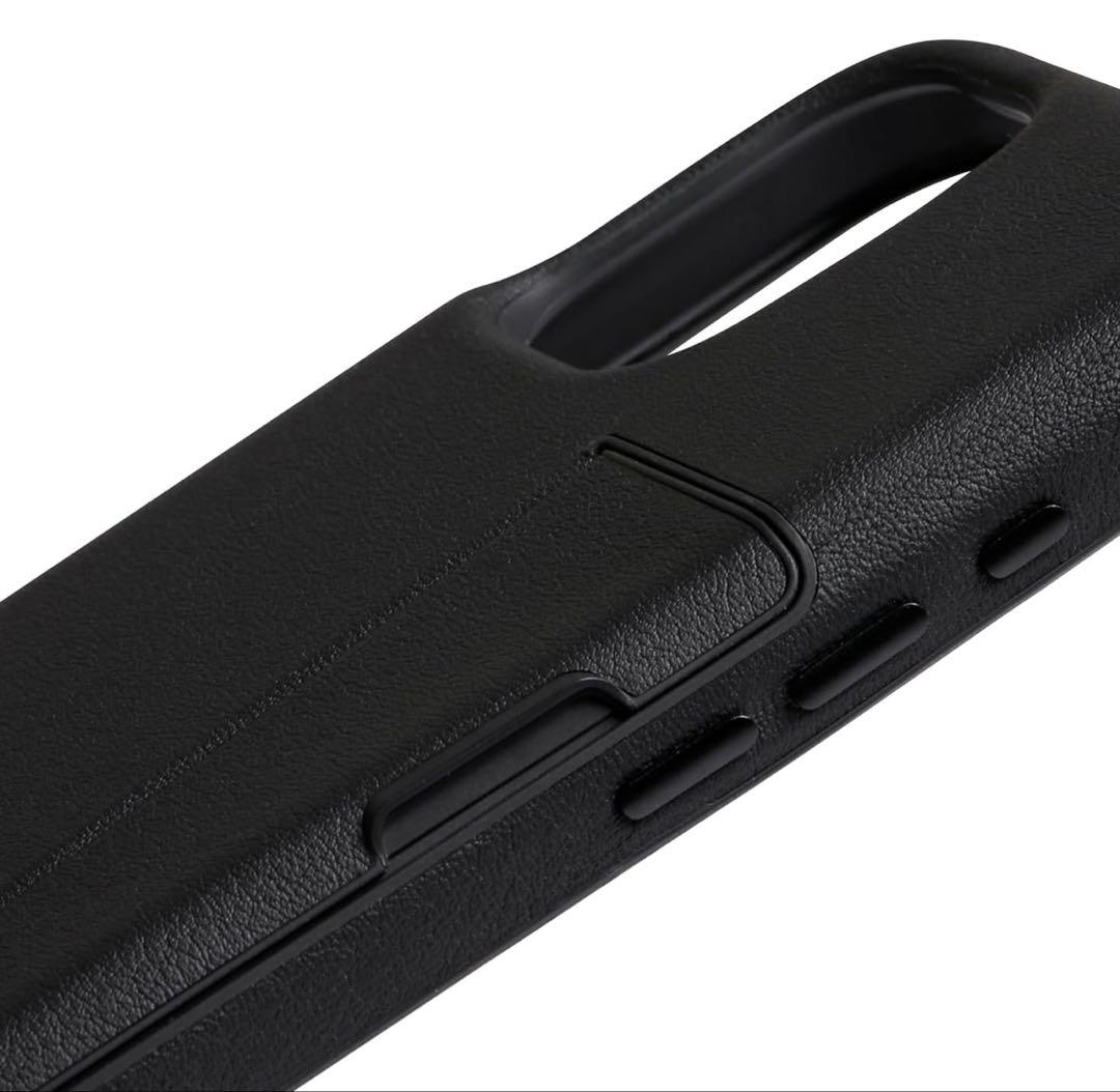 Bellroy ブラック iPhone16 ケース カード収納付き