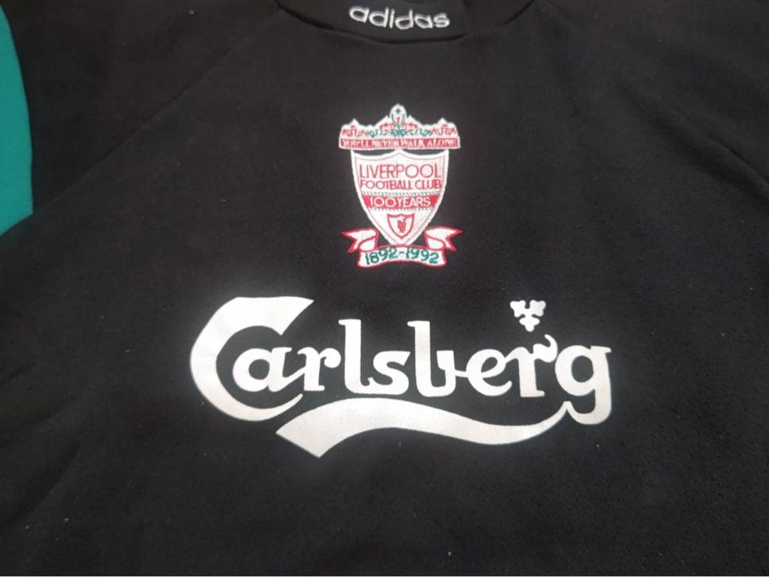 希少！90年代 リヴァプールFC アディダス製トレーニングスウェットシャツ