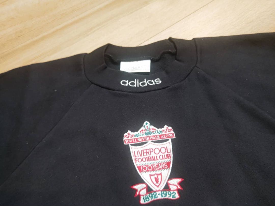 希少！90年代 リヴァプールFC アディダス製トレーニングスウェットシャツ